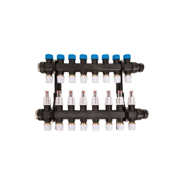Polypipe UFH 8 Port Plastic Manifold (UFHMANP8)