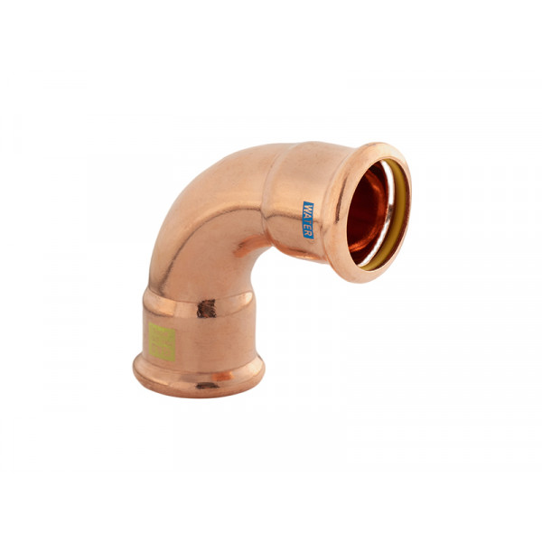 Watergas Copper Press - 90° Knuckle - 42mm
