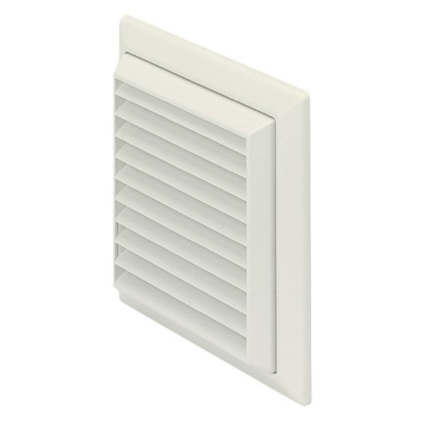 Domus 100mm Circular Grille Fly - White (DVF4804W)