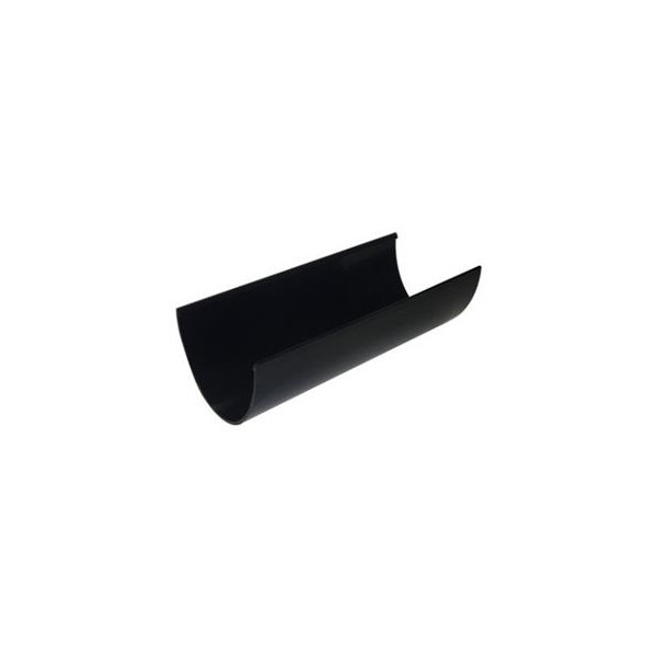 Plumin 115mm Hi-Cap Gutter - 4m - Black