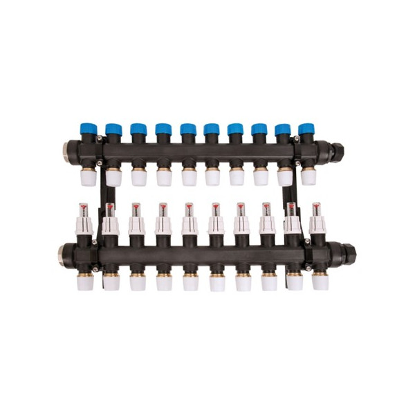 Polypipe UFH 10 Port Plastic Manifold (UFHMANP10)