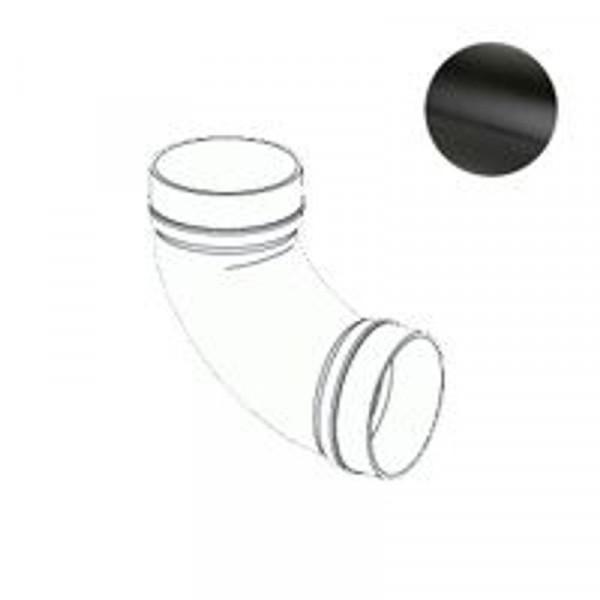Brett Martin Solv Soil 92.5D Dbl Skt Bend 110mm Bk (BS473B)