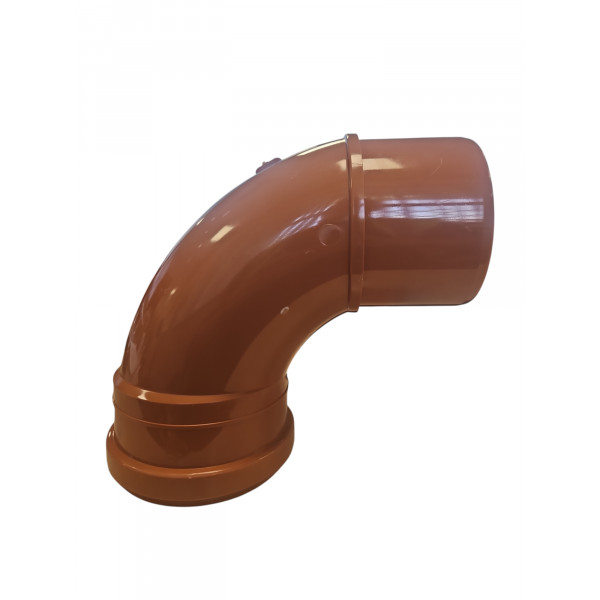 Plumin 110mm 90° Bend - Single Socket