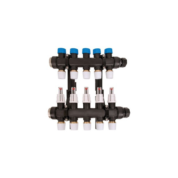 Polypipe UFH 5 Port Plastic Manifold (UFHMANP5)